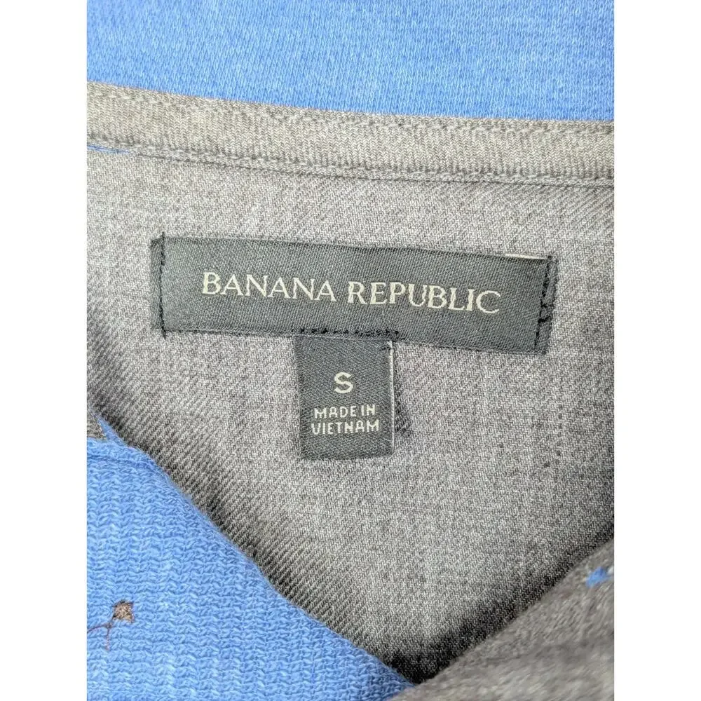 Banana Republic Pullover Shirt Sweatshirt Size Small Blue -1125F104